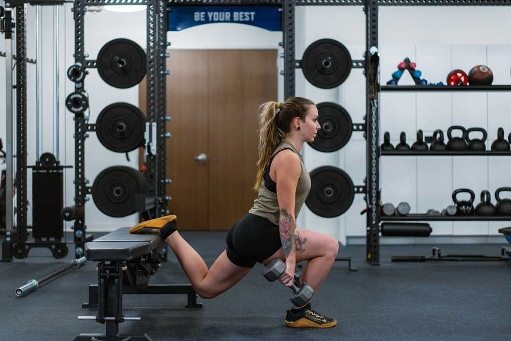 Bulgarian split squat